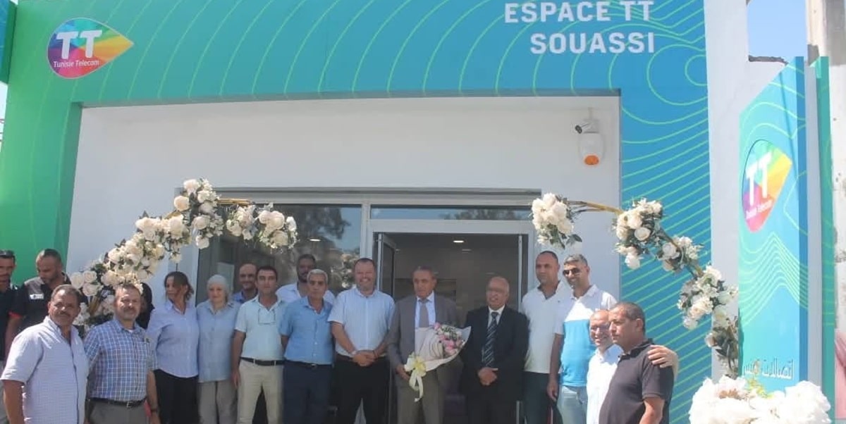 Tunisie Telecom открыла новый торговый центр в Сусси для обслуживания 120 тысяч жителей