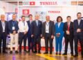 Les repr&eacute;sentants des entreprises tunisiennes et les membres de la d&eacute;l&eacute;gation officielle au pavillon tunisien du salon EXPOBETON 2026, organis&eacute; du 7 au 10 octobre &agrave; Kinshasa, en R&eacute;publique d&eacute;mocratique du Congo. (Photo : CEPEX)