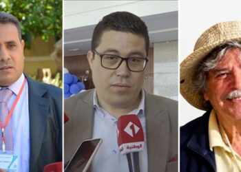 Professeur Younes Hamed, professeur Hakim Gabtni et professeur Mohamed Soussi