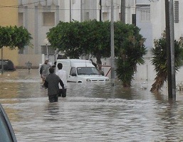 Des pluies, hier 13 novembre 2012, qui nous rappelle les inondations de 2011 - photo archives