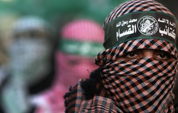 Brigades Al Qassam, branche armée du Hamas. Crédit photo AFP