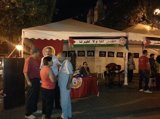 Collecte Gaza (credit photo - UGTT)
