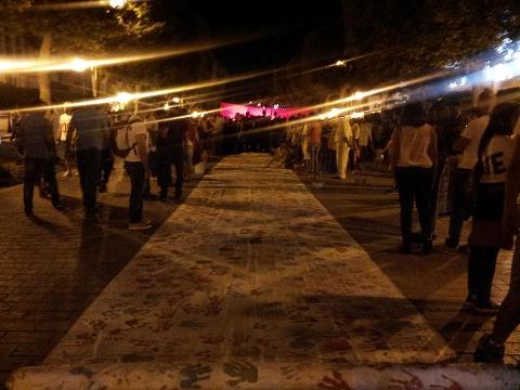Hand print Tunis 29 août 2014