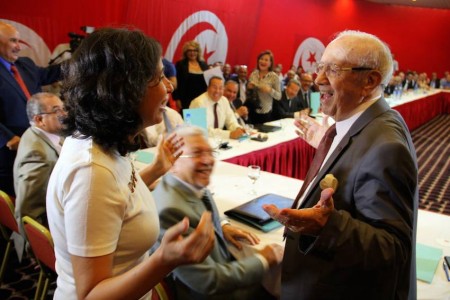 Olfa Youssef et Béji Caid Essebsi