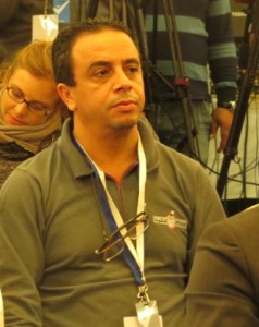 Moez Bouraoui, présent à la conférence de la MOE de l'UE. 28 oct.2014 Tunis. Lilia Weslaty | WEBDO.tn