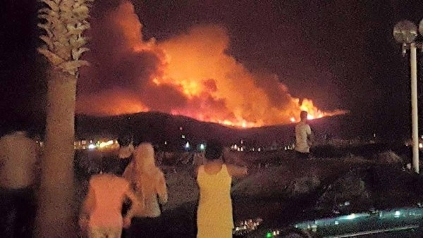 Incendie à Tabarka