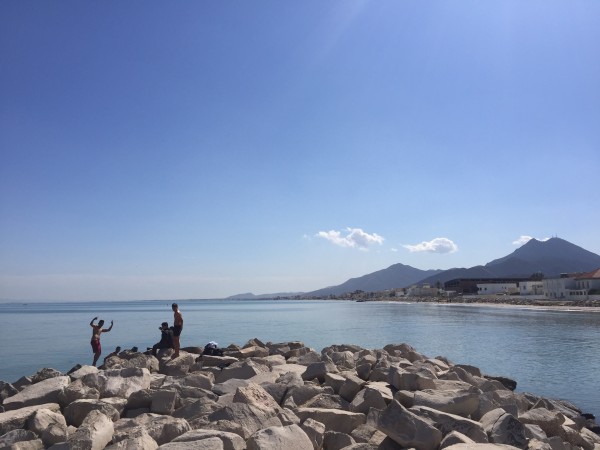 Boukornine depuis la plage d'Ezzahra (Photo : Mohamed Ali Sghaier)