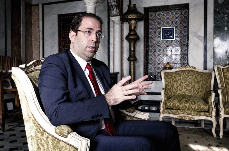 Youssef Chahed, chef du gouvernement tunisien