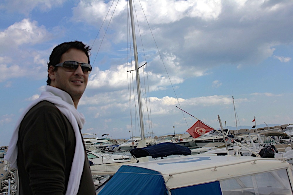 Khaled Abol Naga à Sidi Bou Said - Tunisie