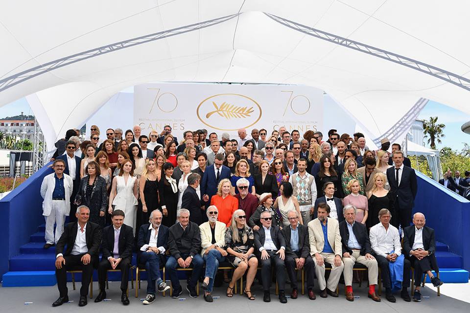 Photo de famille du 70e anniversaire du Festival de Cannes