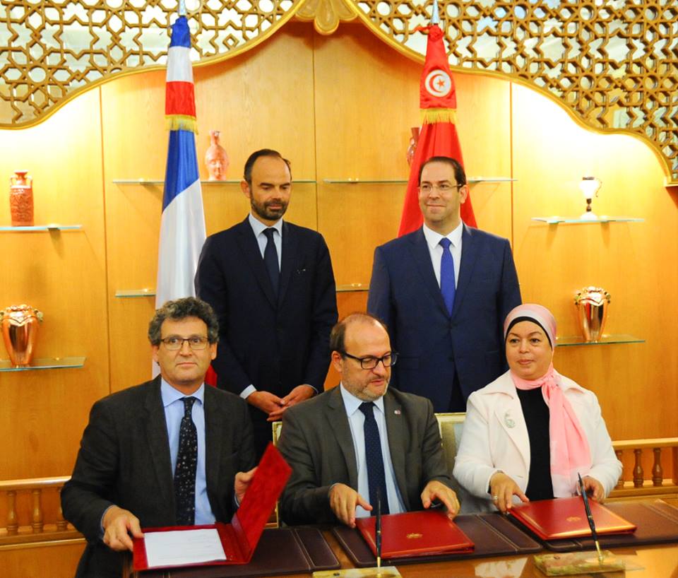 Tunisie  France  Plusieurs conventions signés pour un montant de 92,3