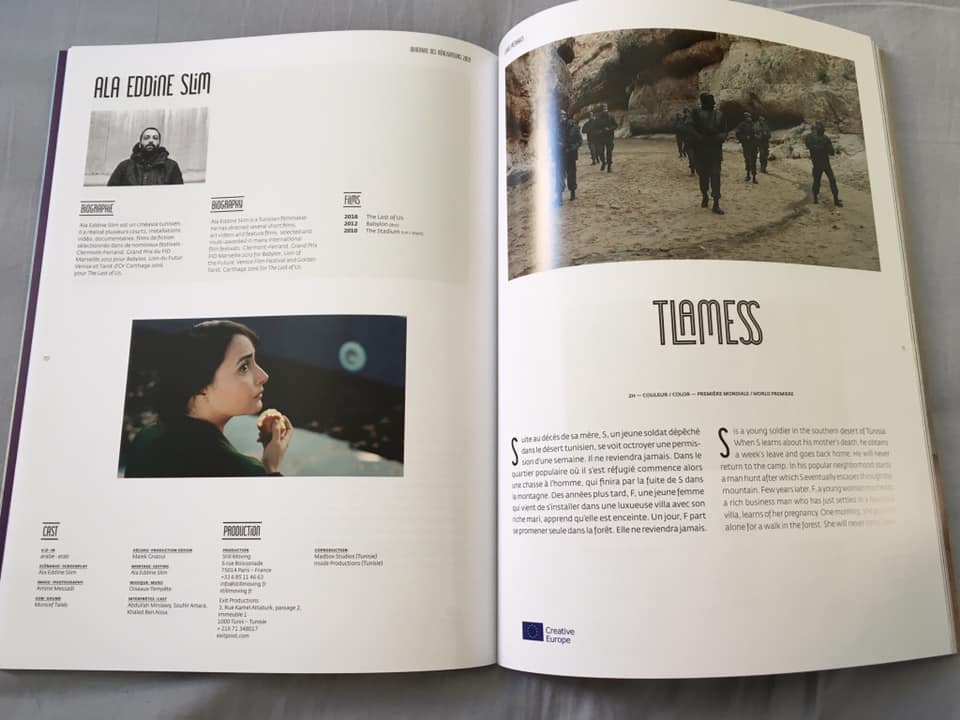 Tlamess sur le catalogue de la Quinzaine des réalisateurs 2019