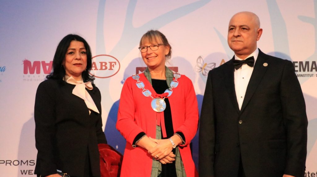 MAFF 2019 - Mouhammad Keblawi, président du festival, son épouse et Carina Nilsson, maire de Malmö