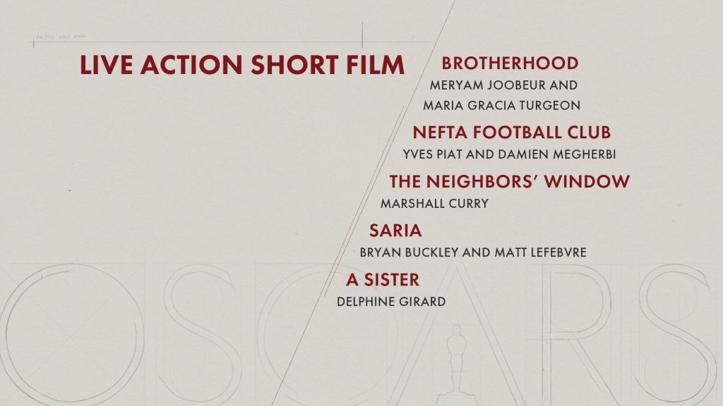 Brotherhood oscars 2020